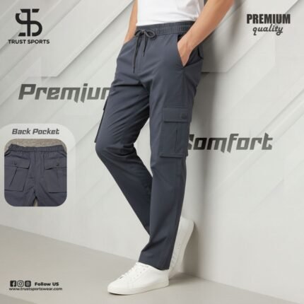 Trust Sports- MITRE 6 pocket Cargo Trouser Ash.