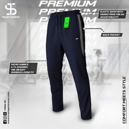 Trust sports-UP -TORUSER Premium Parasort Micro Fabrics-Navy blue.