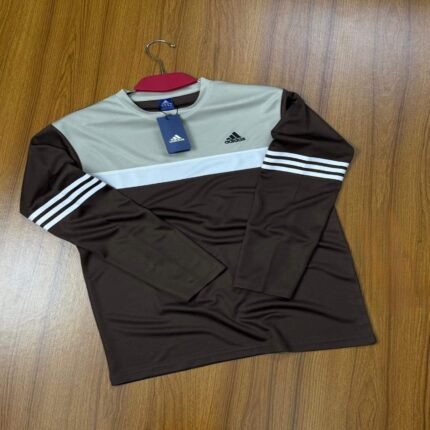 Trust sports Full Sleeve T-shirt for Men – Winter Long Sleeve Khaki.