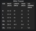 Trust sports-Mitre-Trouser Premium Quality Parasort fabrics- Ash. - Image 3