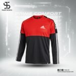 Trust sports mash chini gura fabric full sleeve T-Shirt for winter Red.