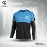 Trust sports mash chini gura fabric full sleeve T-Shirt for winter-Sky.