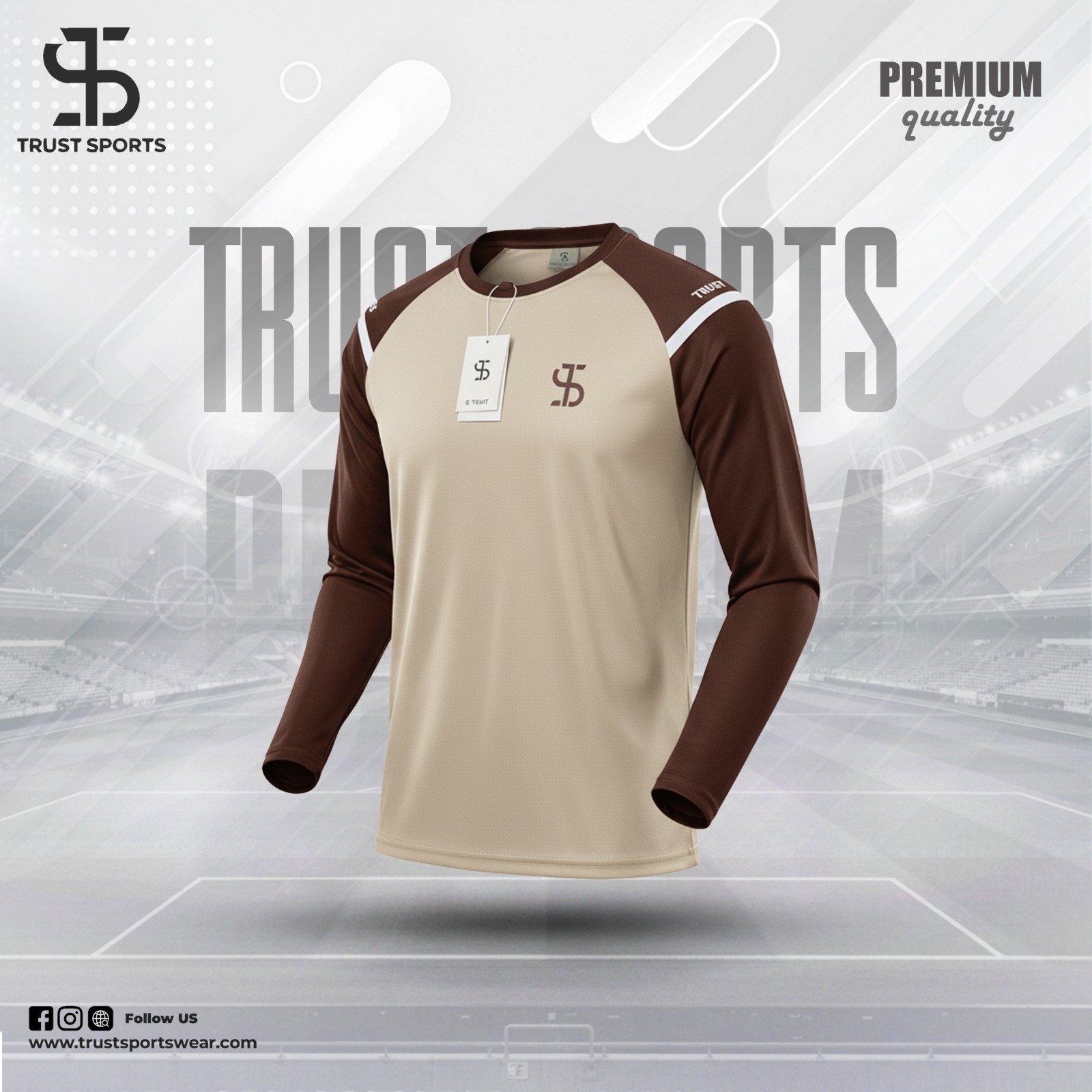 WhatsApp Image 2025-10-25 at 22.02.54_d77710fa Trust sports Full Sleeve T-shirt for Men – Winter Long Sleeve-khaki. - Image 1