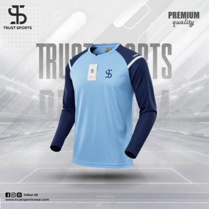 Trust sports Full Sleeve T-shirt for Men – Winter Long Sleeve-sky.