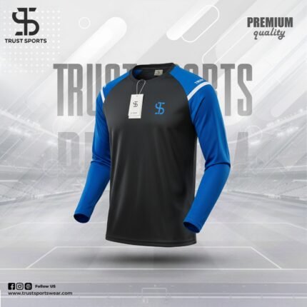 Trust sports Full Sleeve T-shirt for Men - Winter Long Sleeve-Black.