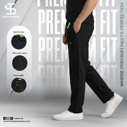 Trust sports-UP-Cargo premium China Angle Dube fabrics-Black.