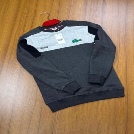 Trust sports-Sweatshirt for men soft & comfortable -winter vibes-white grey.