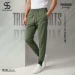 Trust sports premium Quality Tomson Joggers trouser-Green.