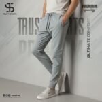 Trust sports premium Quality Tomson Joggers trouser-off white.