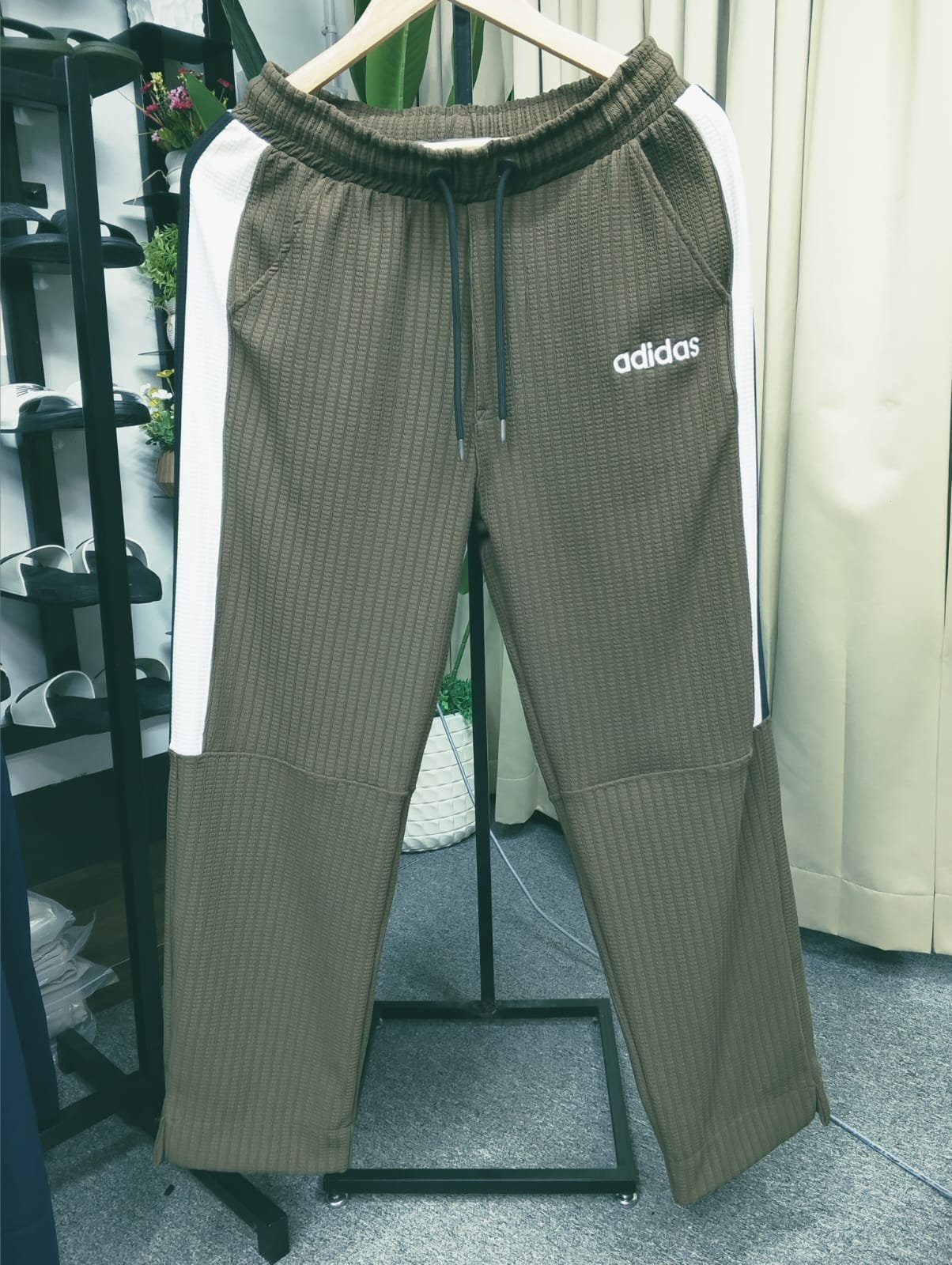 15 Premium Waffle Design Track Pants / Cargo Panel Joggers - Image 1