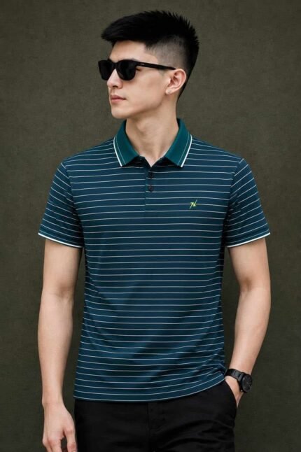 Zayham Premium Quarter-Zip Performance Polo