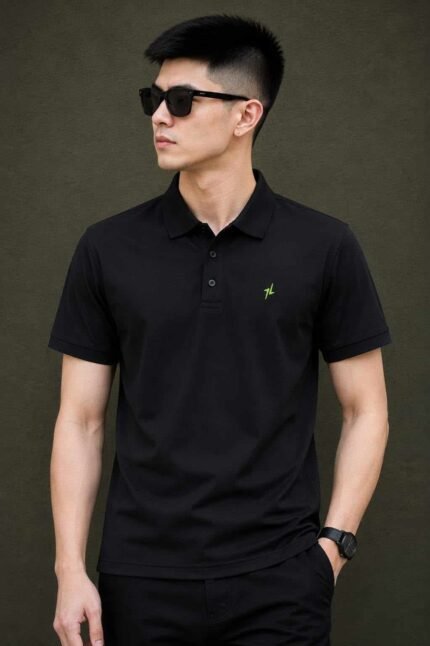 Zayham Premium Quarter-Zip Performance Polo
